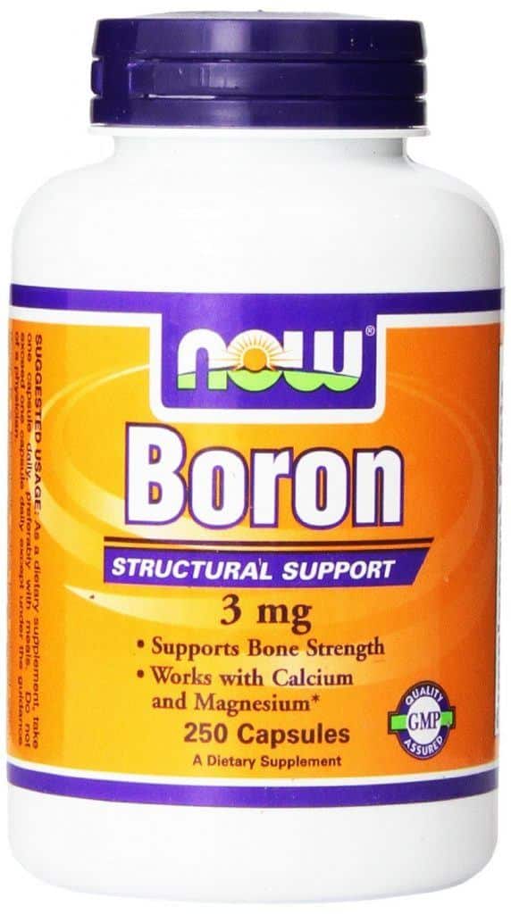 Now Foods Boron Citrate 3 mg capsules.