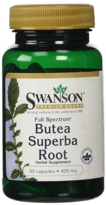 Swanson Butea Superba root extract supplement bottle