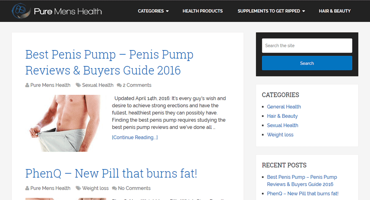 Pure Mens Health Pure Mens Health