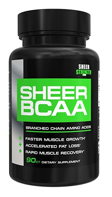 Sheer BCAA Branched Chain Amino Acids Supplement, Muscle Building Post Workout