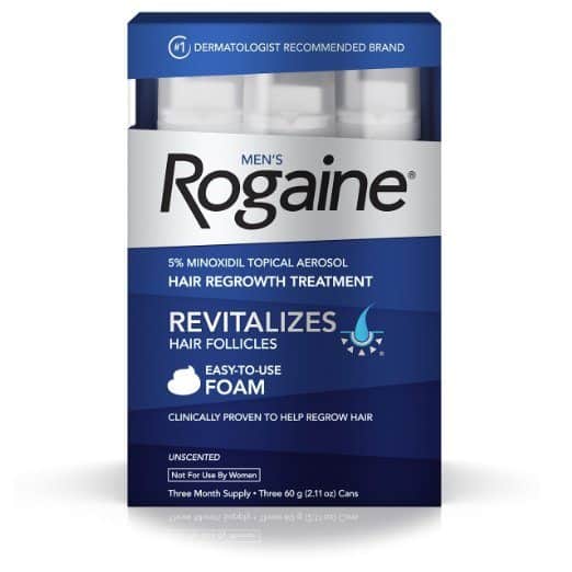 Mens Rogaine Shampoo Foam