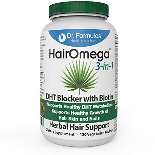 Dr Formulas Hairomega 3-in-1 DHT Blocker With Biotin