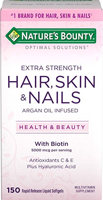 Natures Bounty Optimal Solutions Hair, Skin & Nails Extra Strength Softgels