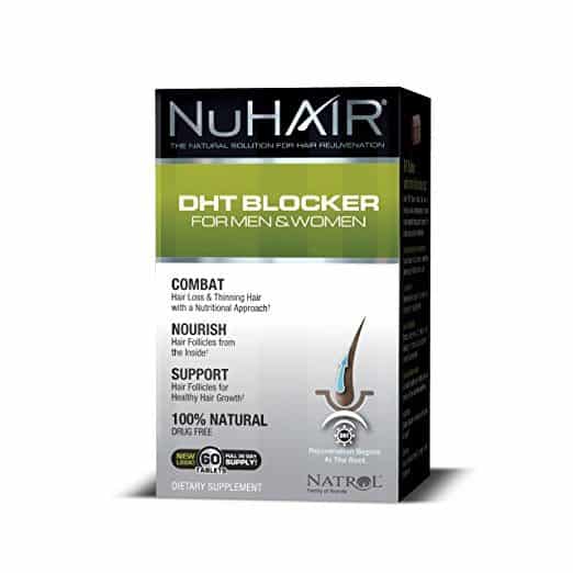 Nu Hair DHT Blocker Hair Regrowth Support Formula