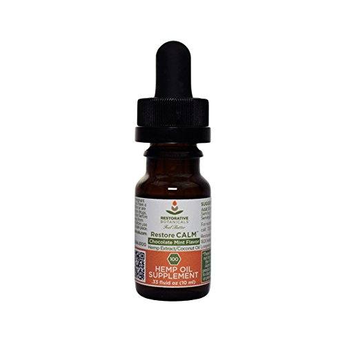 Restore CALM Hemp Oil Extract Chocolate Mint Flavor Restore CALM Hemp Oil Extract Chocolate Mint Flavor