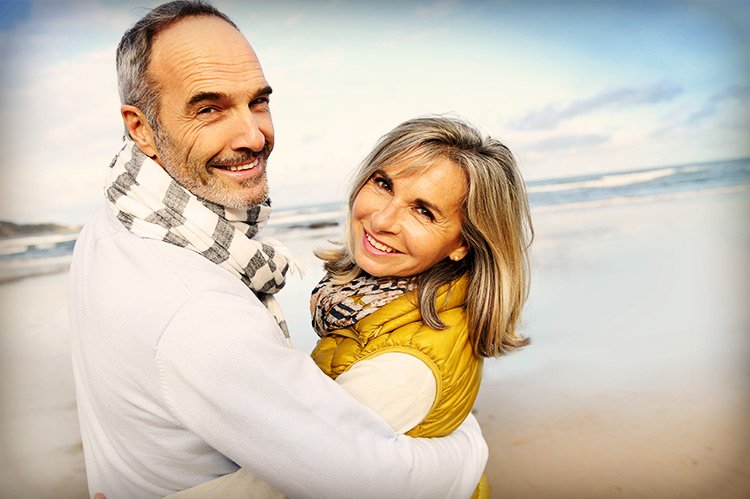 elderly couple