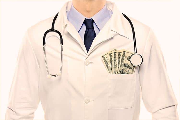 doc with money doc with money
