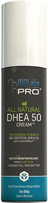 All Natural Bioidentical DHEA 50 Cream