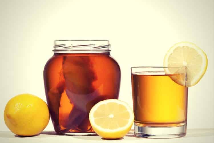 lemon kombucha