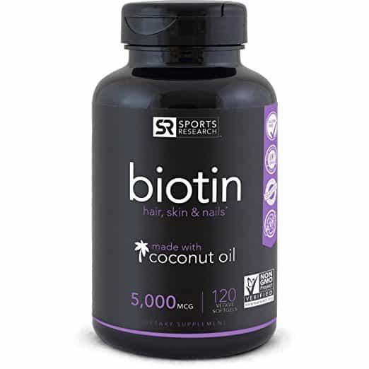 Biotin (High Potency) Hair, Skin, & Nails Veggie Softgel