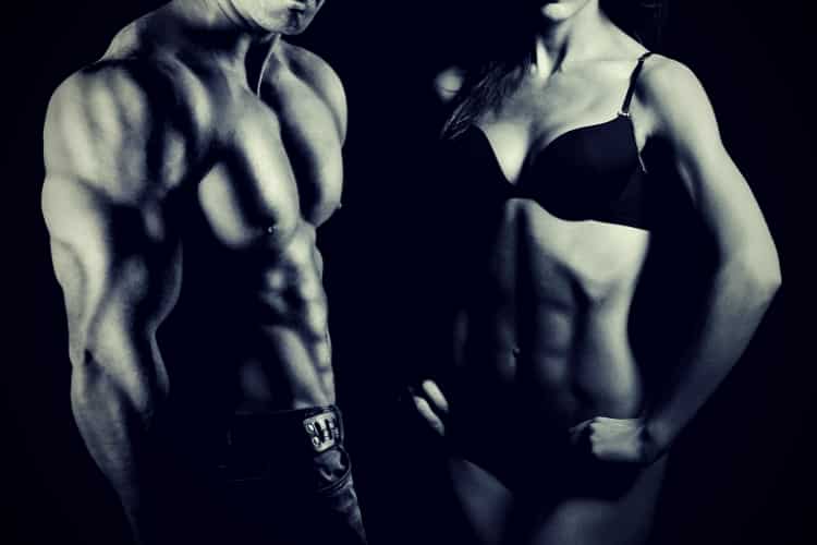 Lean recomp physique change typical of a 6 to 8 week Dermacrine Sustain Alpha cycle