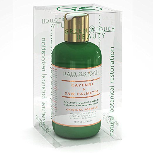 Cayenne and Saw Palmetto Scalp Stimulating Shampoo by Hair Growth Botanical Renovation