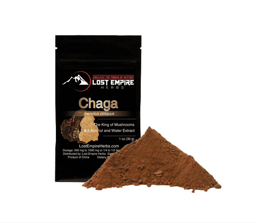 Chaga Organic 8:1 Extract Powder Chaga Organic 8:1 Extract Powder