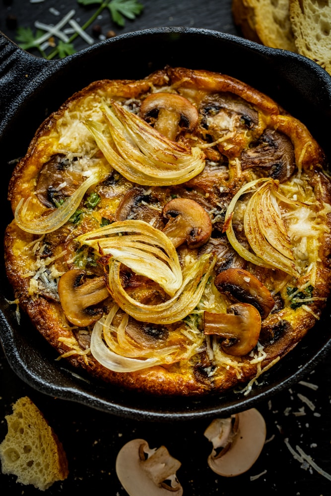 mushroom omelete