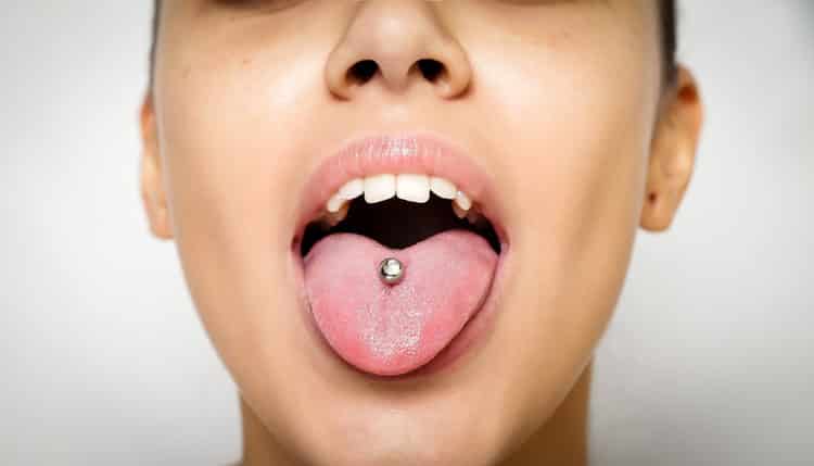 woman swallow