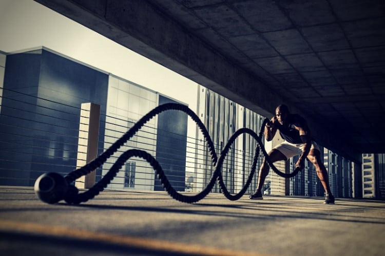 Man exercising