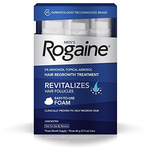 Mens Rogaine Hair Loss & Hair Thinning Treatment Minoxidil Foam Mens Rogaine Hair Loss & Hair Thinning Treatment Minoxidil Foam