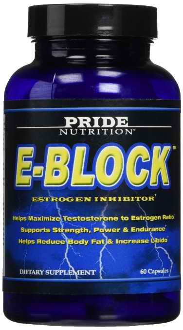 Pride Nutrition E-Block — budget-friendly natural estrogen blocker with DIM and chrysin