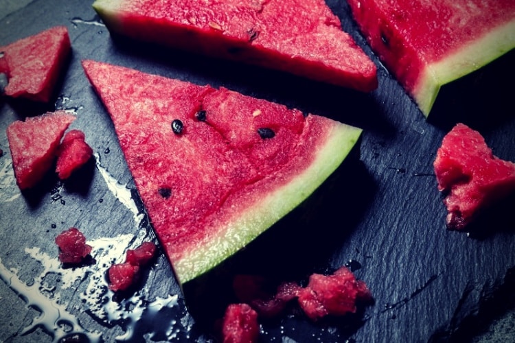 Red fresh waremelon